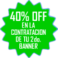 Promocion 40% off en publicidad web