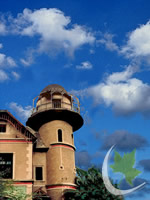 Antiguo Caseron - Castillo de la calle Vieytes/Rincon y las vías, frente al puesto de señaleros de la estacion de Banfield - Castillo con torre de mirador