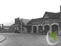 Antigua foto de la estación del ferrocarril de la ciudad de Banfield - Imagens de la Estacion de Banfield de 1925 - Fotos e imagenes antiguas de Banfield