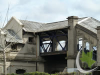 Puente Peatonal de la estacion de Banfield Este